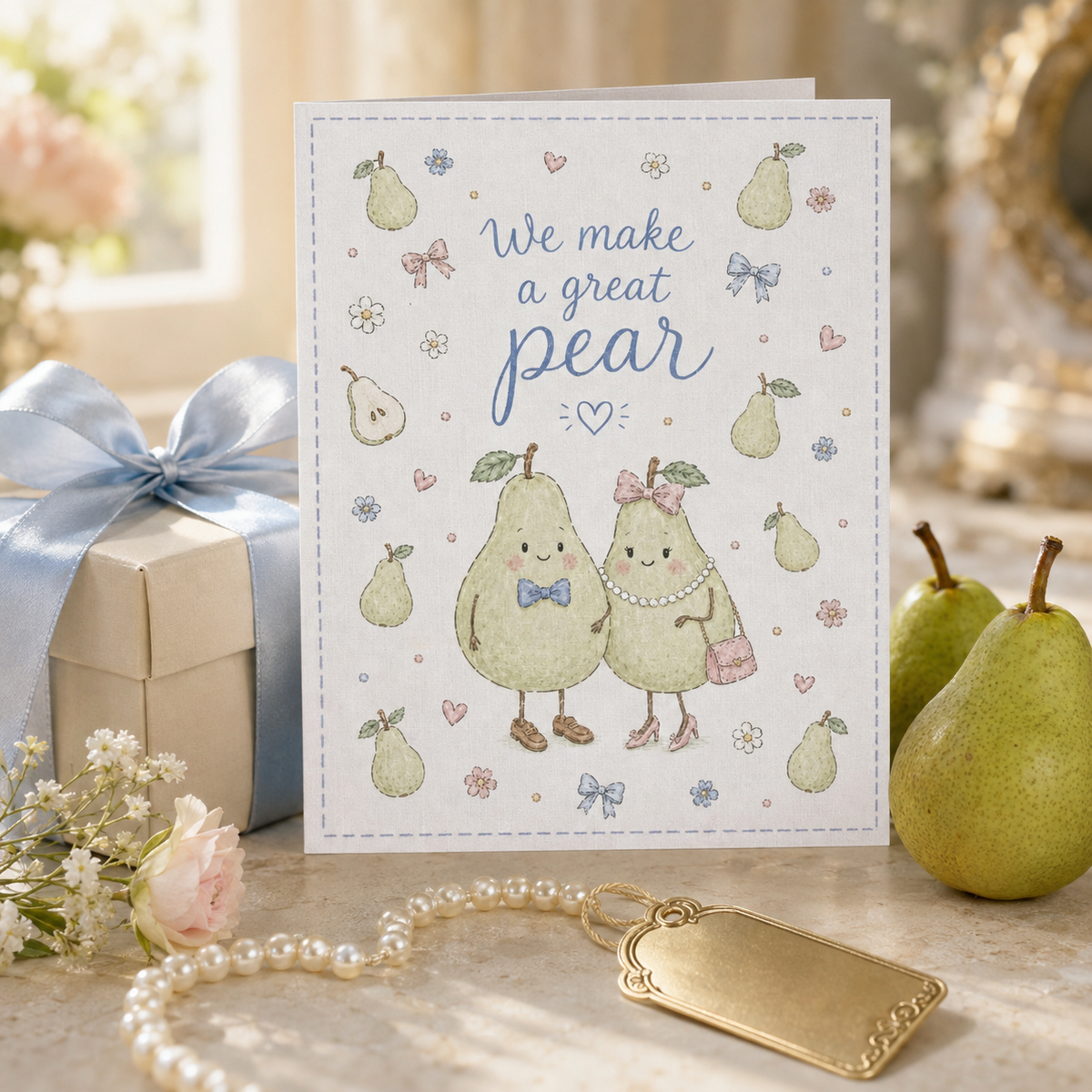 We Make a Great Pear | Cute Couple and Anniversary Card