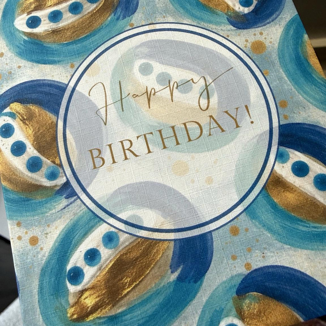 Abstract Birthday Card