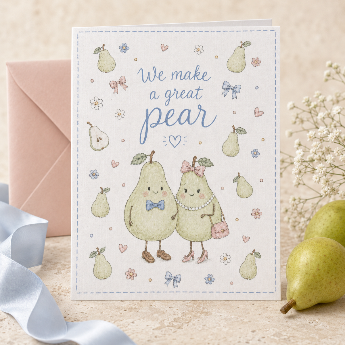 We Make a Great Pear | Cute Couple and Anniversary Card