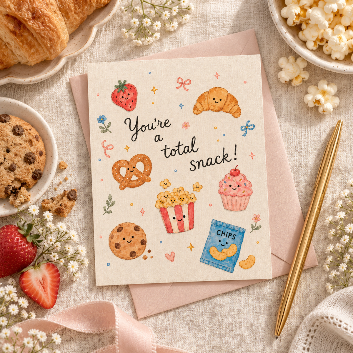 You’re a Total Snack Greeting Card