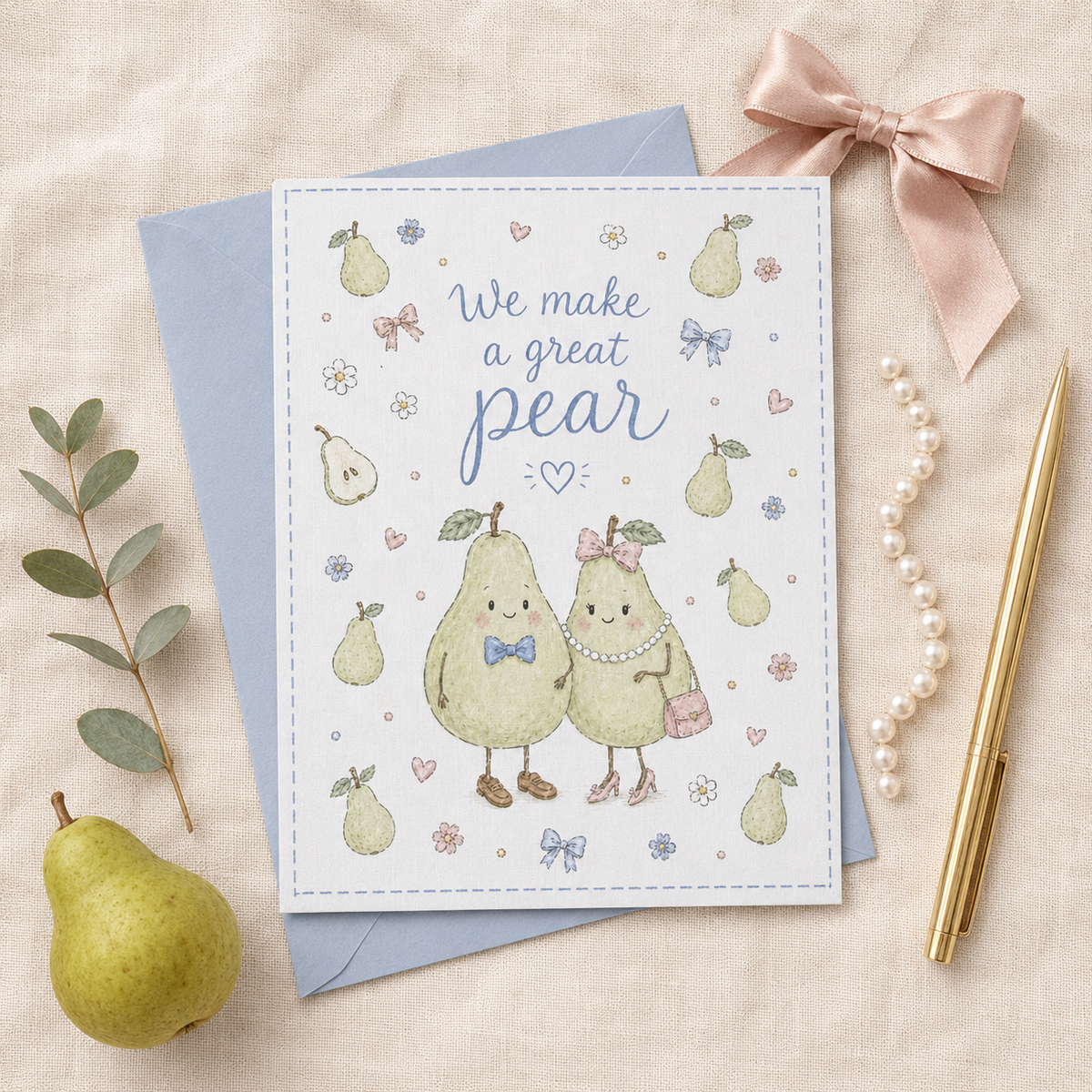 We Make a Great Pear | Cute Couple and Anniversary Card