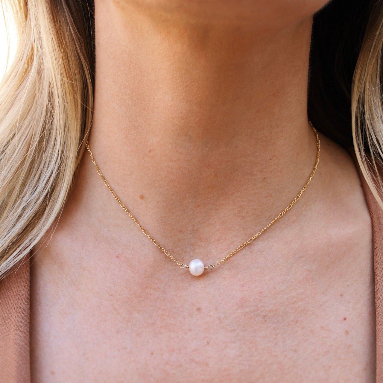 Single Pearl Necklace